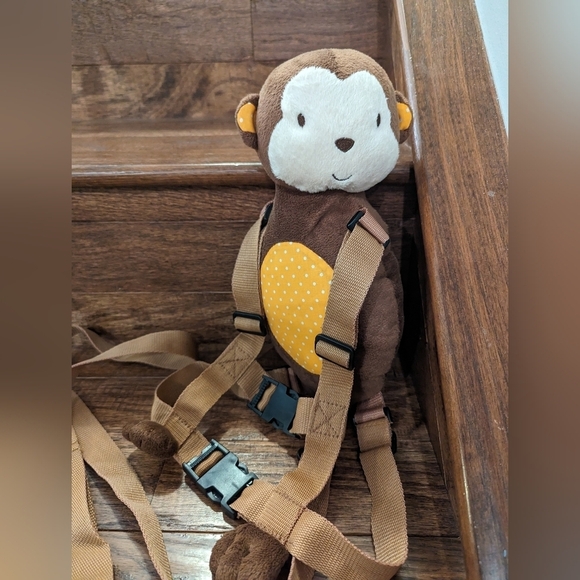 Carter's Child of Mine 2 In 1 Harness Buddy Pal monkey Backpack Leash - Picture 4 of 7